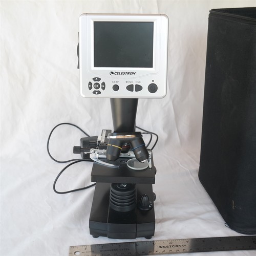 Celestron video microscope - video, w/
